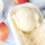 Homemade Peach Ice Cream