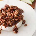 maple pecan baked brie
